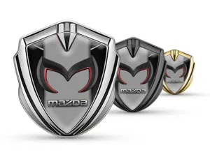 Mazda Emblème Métal Insigne Pro Design Bord Acier Inoxydable